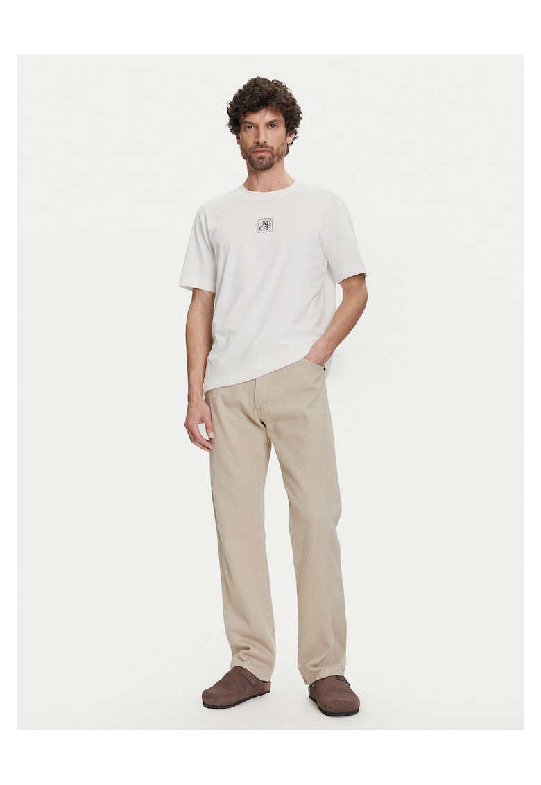 Tricou barbati Marc O Polo - alb - din bumbac