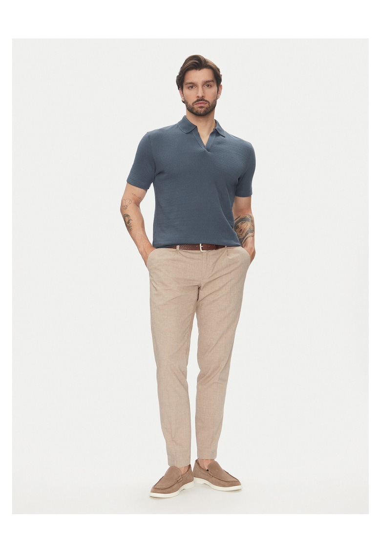 Tricou barbati albastru - bumbac