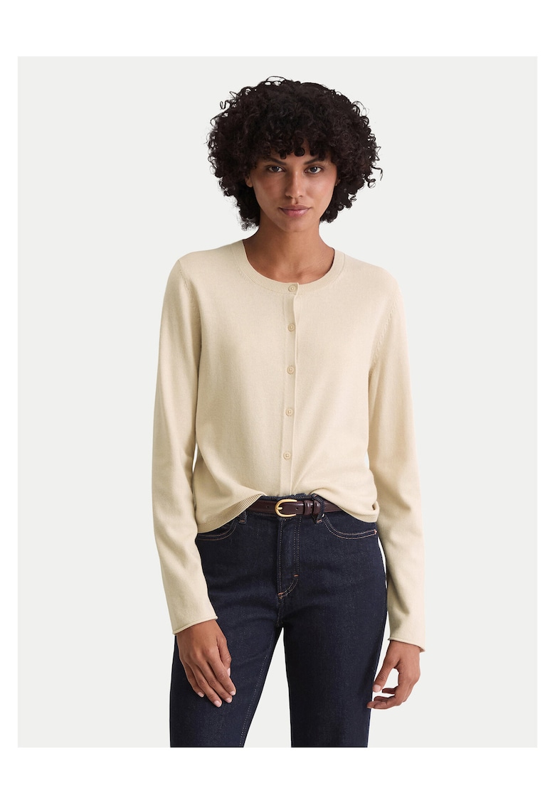Cardigan dama Marc O'Polo - bej - moale