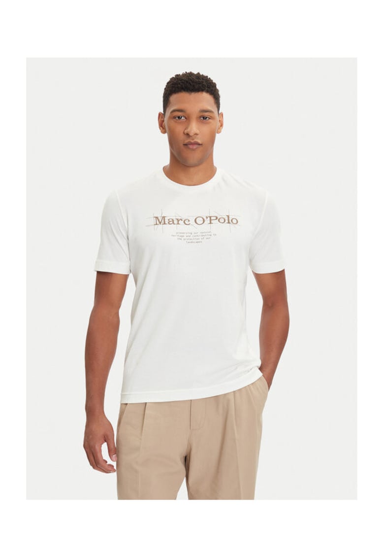 Tricou barbat - ecru - bumbac