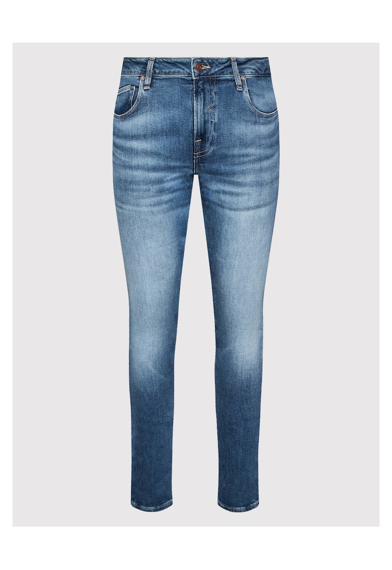 Blugi Barbati - Bumbac - 33-30 - Bleumarin - Bleumarin
