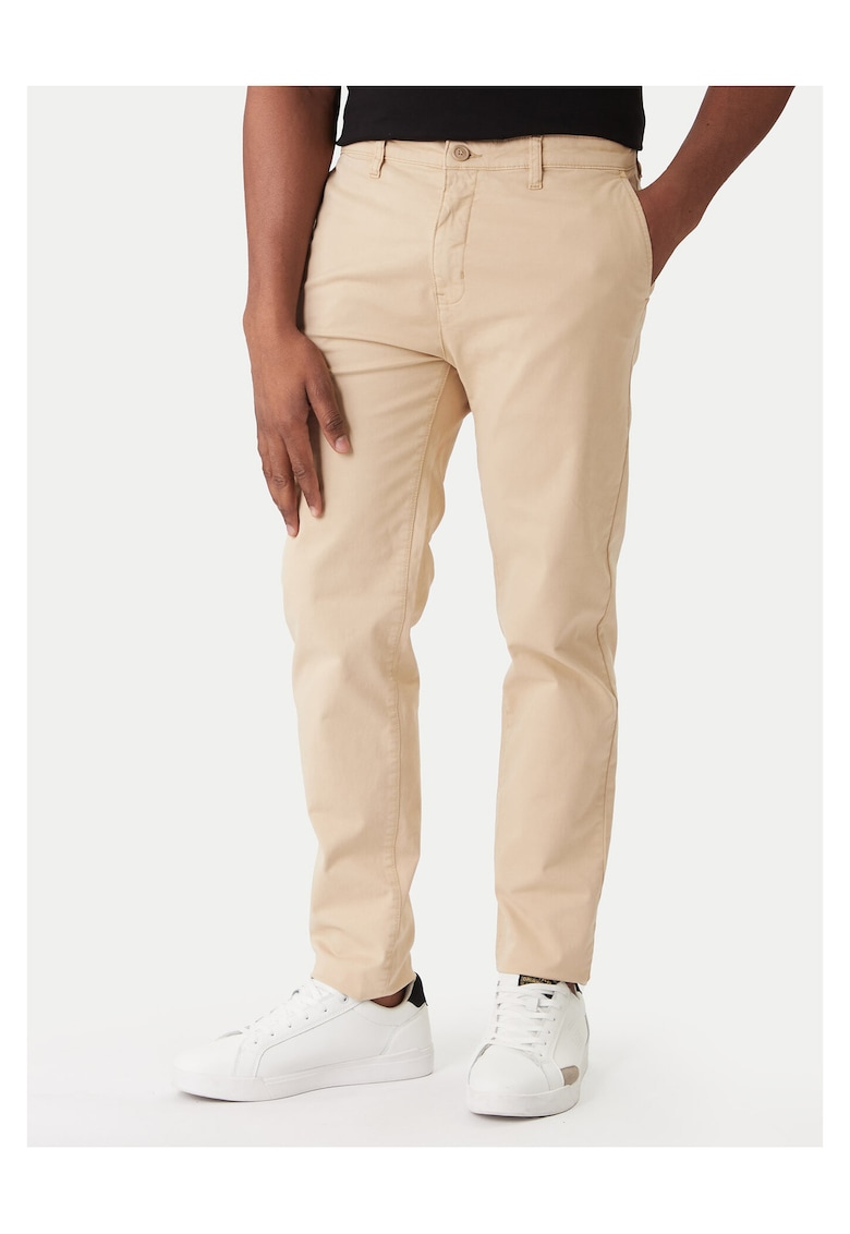 Pantaloni barbati - bej - chino
