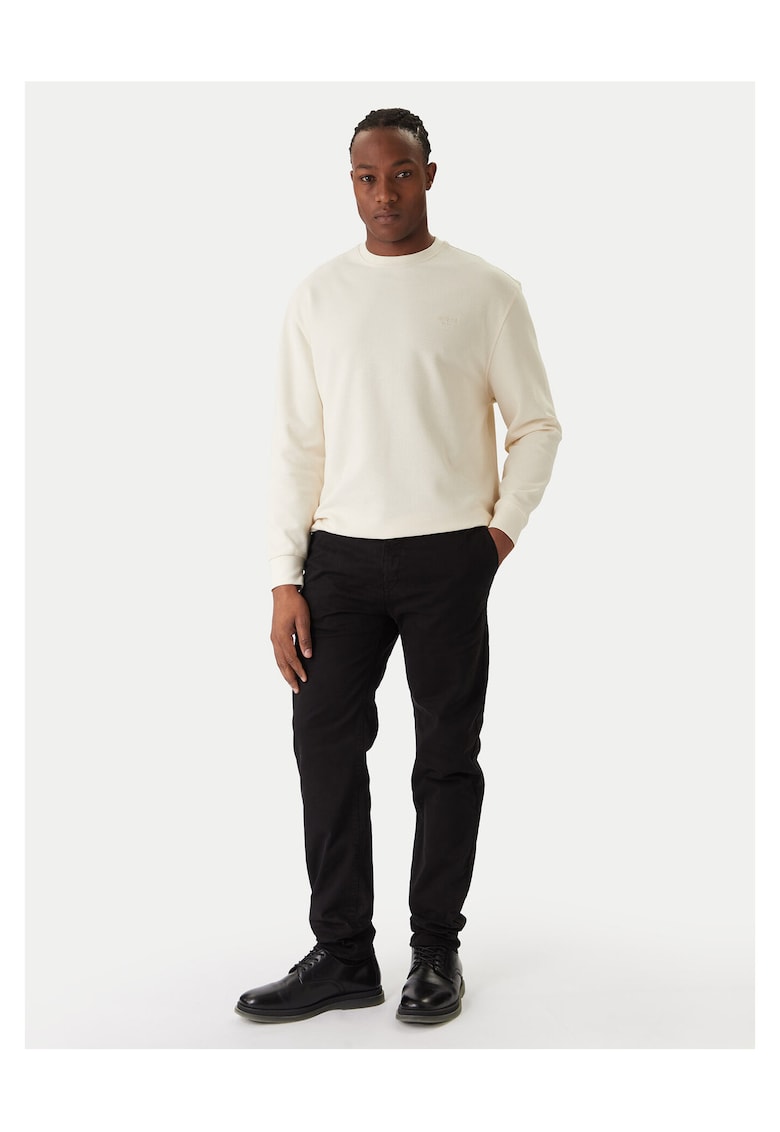 Pantaloni barbati negru - bumbac