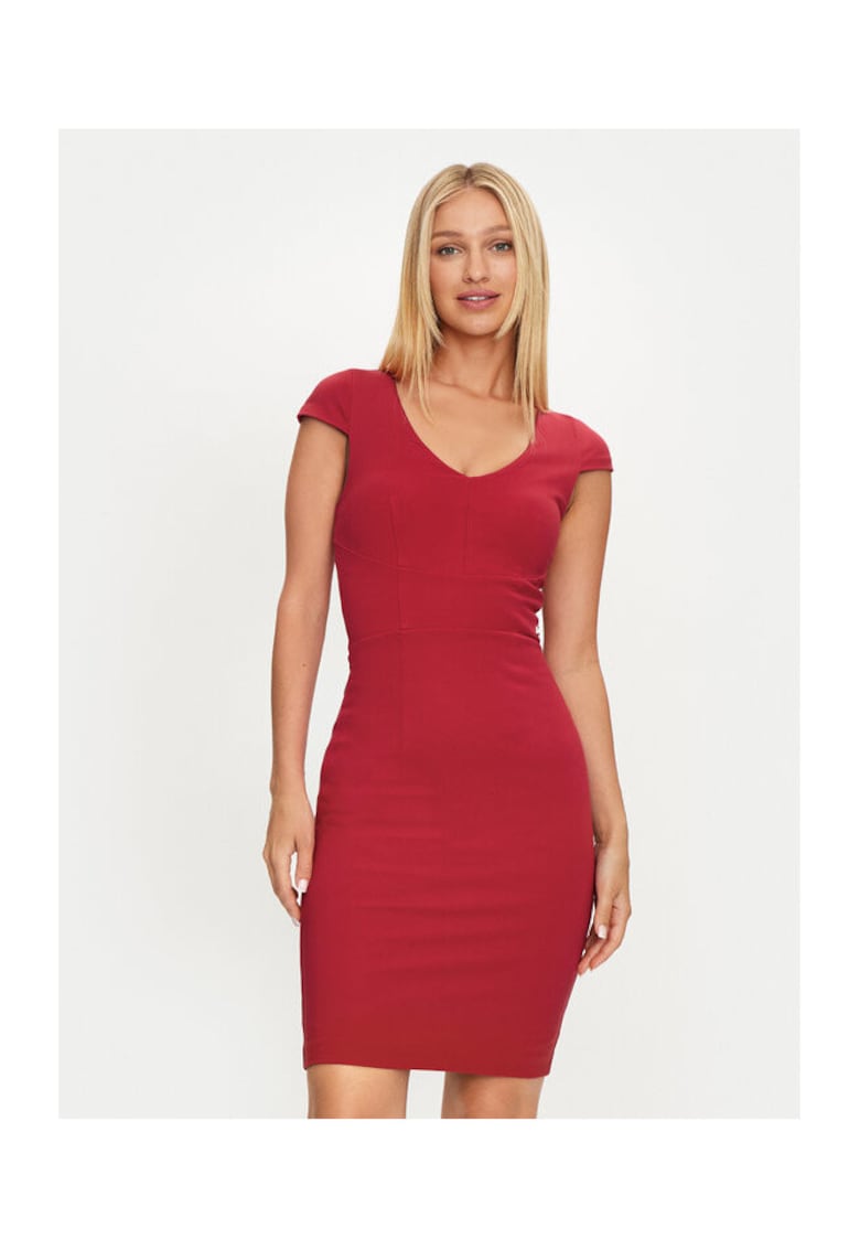 Rochie casual de dama Marciano Guess - rosu