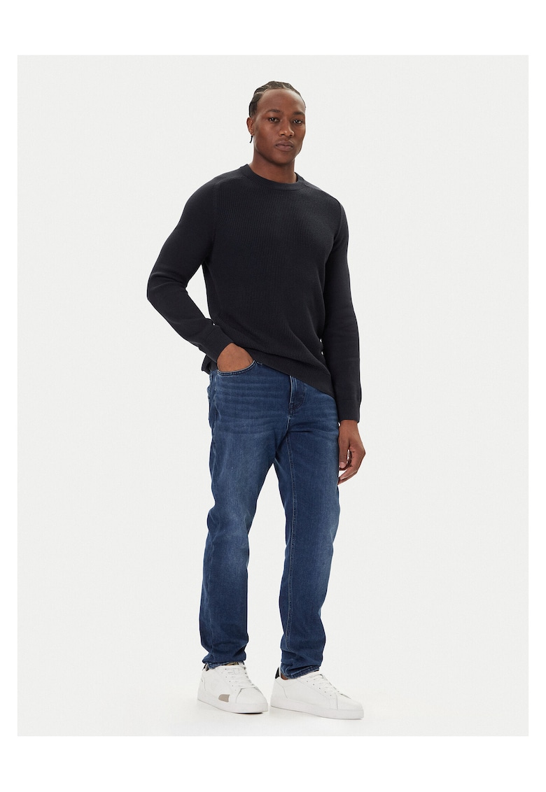 Blugi barbati - slim fit - bleumarin - 58% bumbac - 40% poliester - 2% elastan