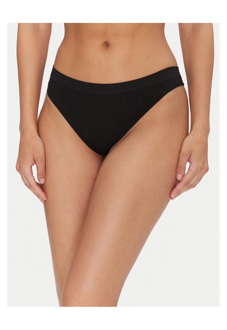 Chiloti tanga dama bej - lenjerie intima - Negru