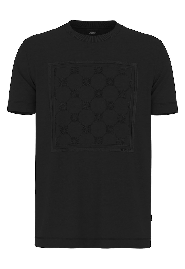 Tricou barbati negru - bumbac - cu model