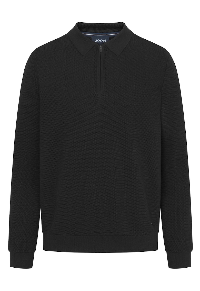 Pulover barbati negru - cu guler
