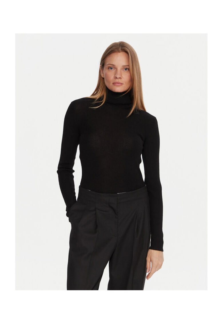 Pulover dama negru - elegant
