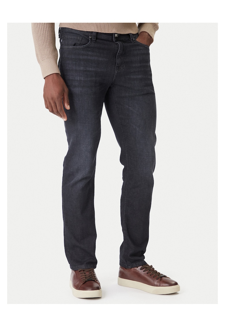 Blugi barbati gri inchis - denim
