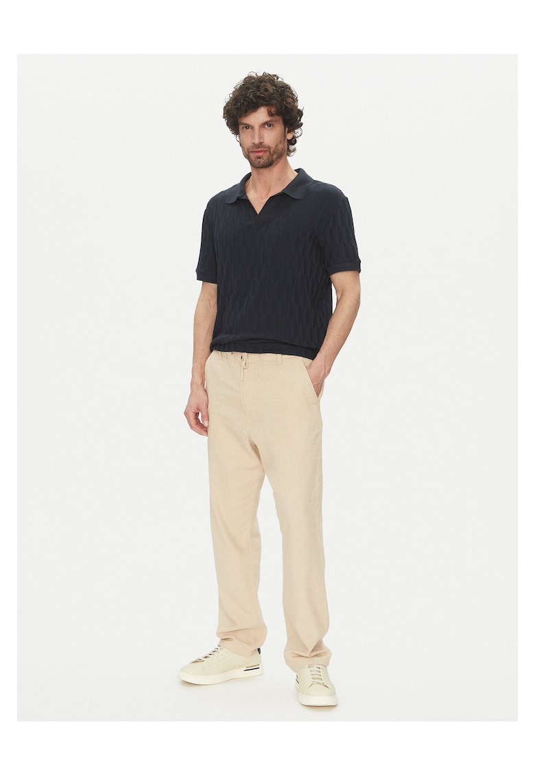 Tricou barbati bleumarin - bumbac