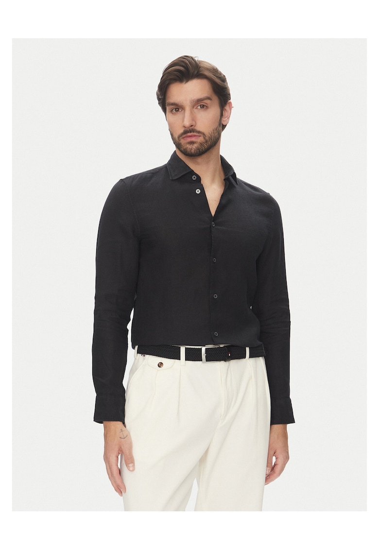 Camasa barbati negru - bumbac