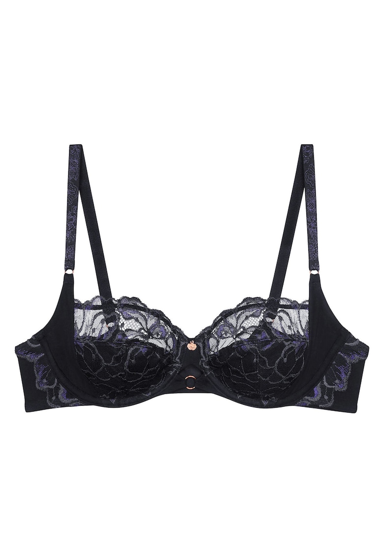 Sutien Dama Balconette - Negru - Negru
