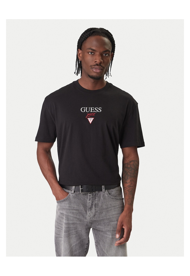 Tricou barbati negru - din bumbac