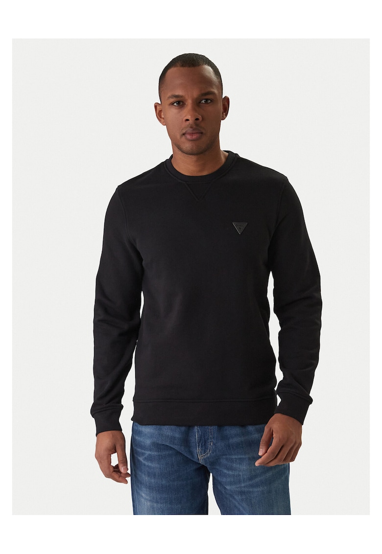 Hanorac barbati negru - model simplu