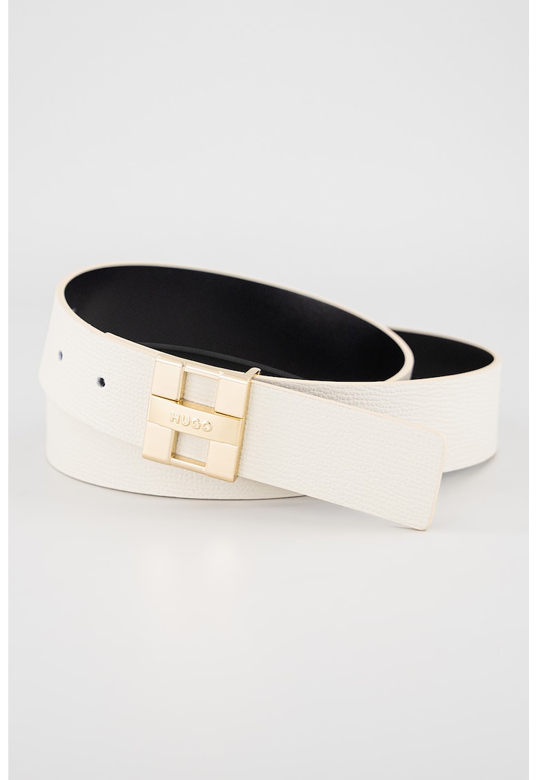 Curea de piele cu catarama cu nit Zita