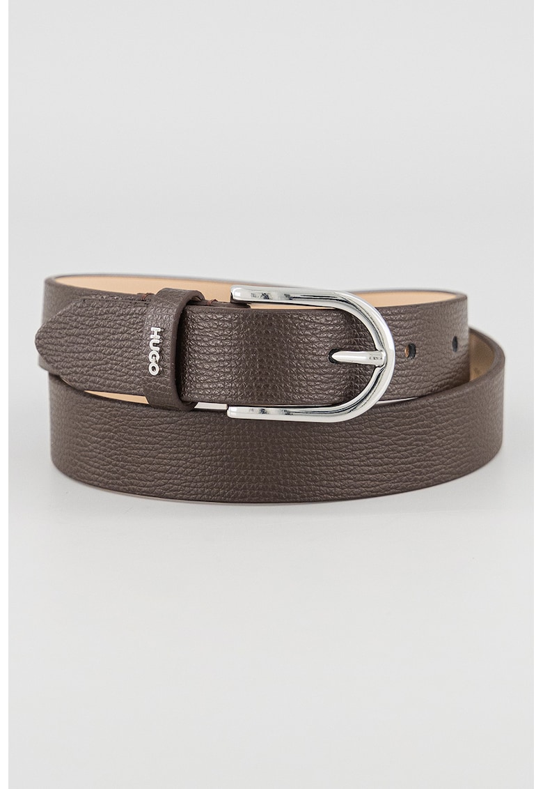 Curea de piele Zoey - Maro inchis