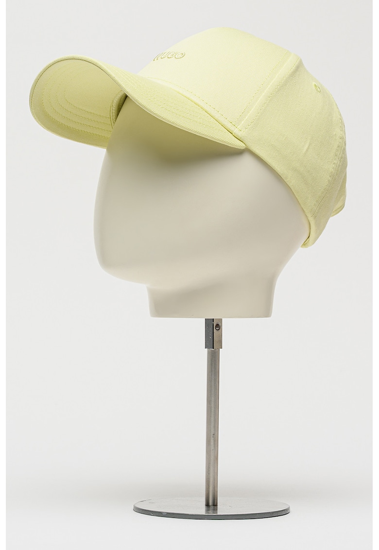 Sapca baseball cu logo brodat Cara - Galben pastel