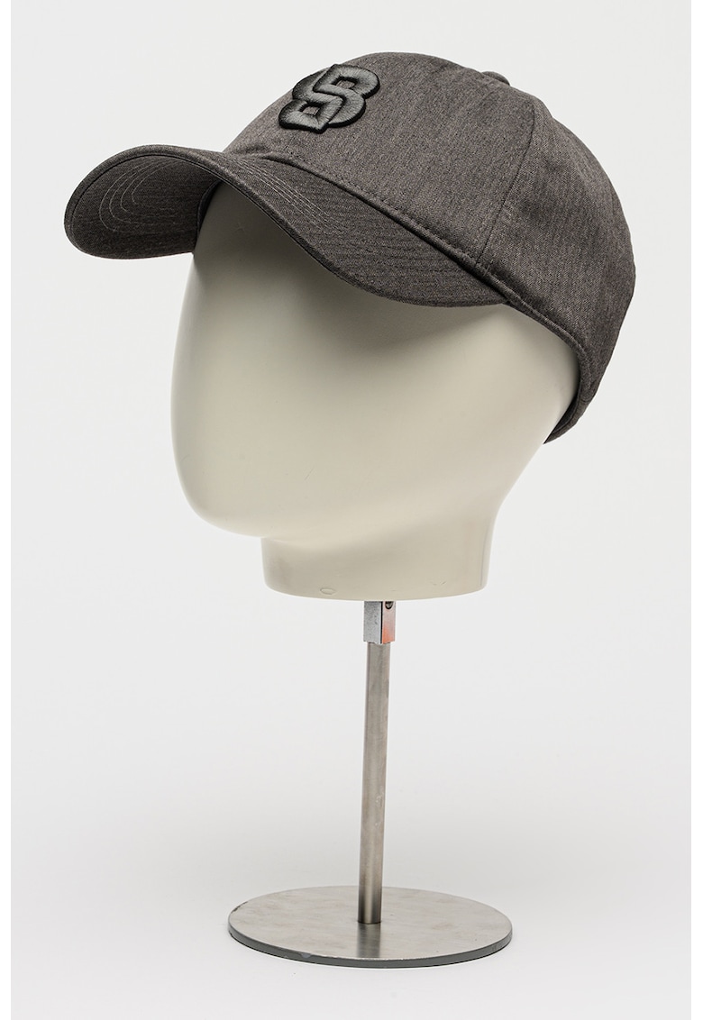 Sapca baseball cu detaliu monograma Zed - Gri inchis