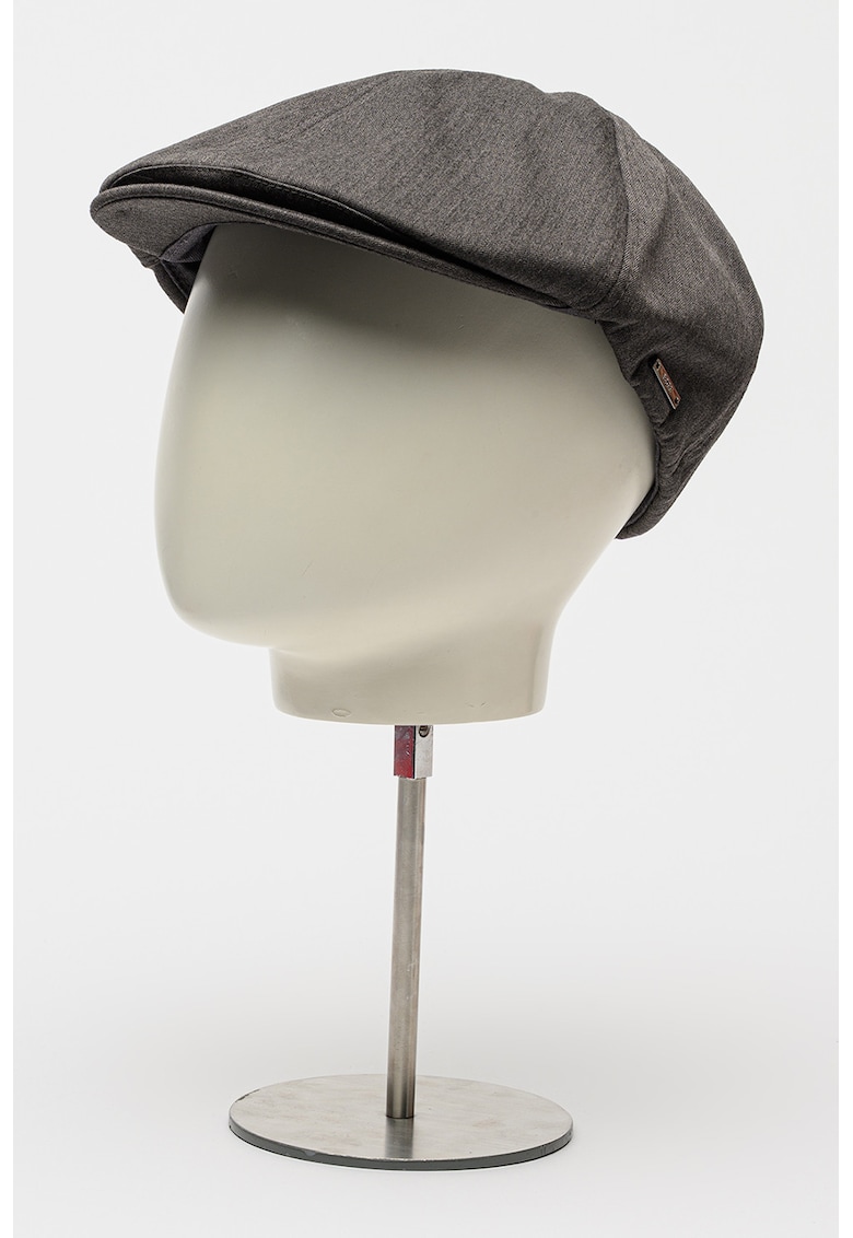 Sapca cu model herringbone - Gri inchis