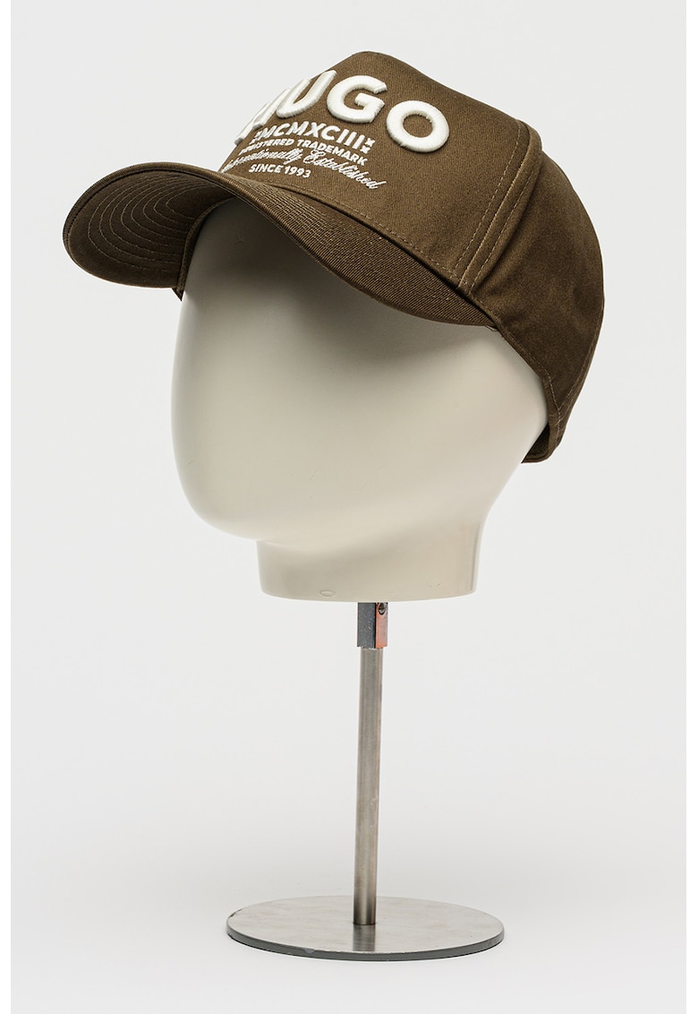 Sapca cu imprimeu logo Merk - Alb/Maro inchis