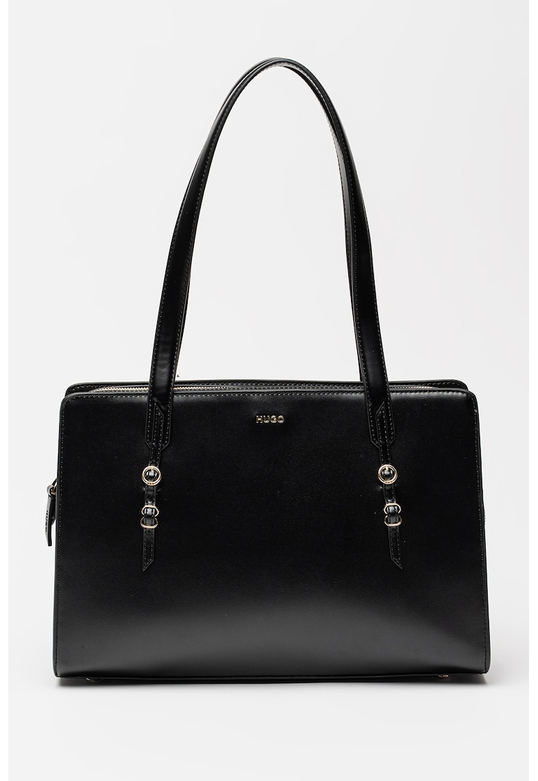 Geanta tote din piele ecologica Syndra - Negru