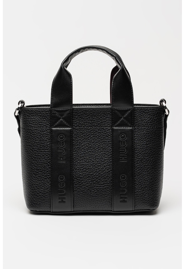 Geanta cu maner si bareta aditionala Becky - Negru