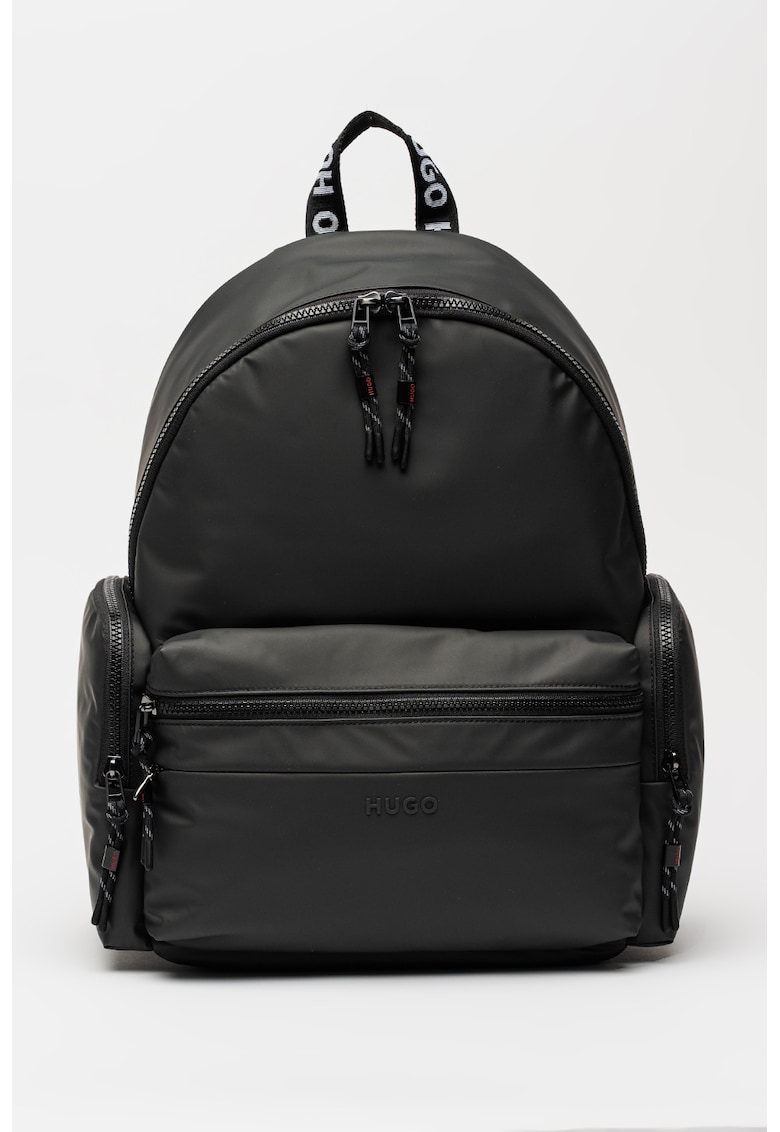 Rucsac cu buzunare cu fermoar Wanner - Negru stins