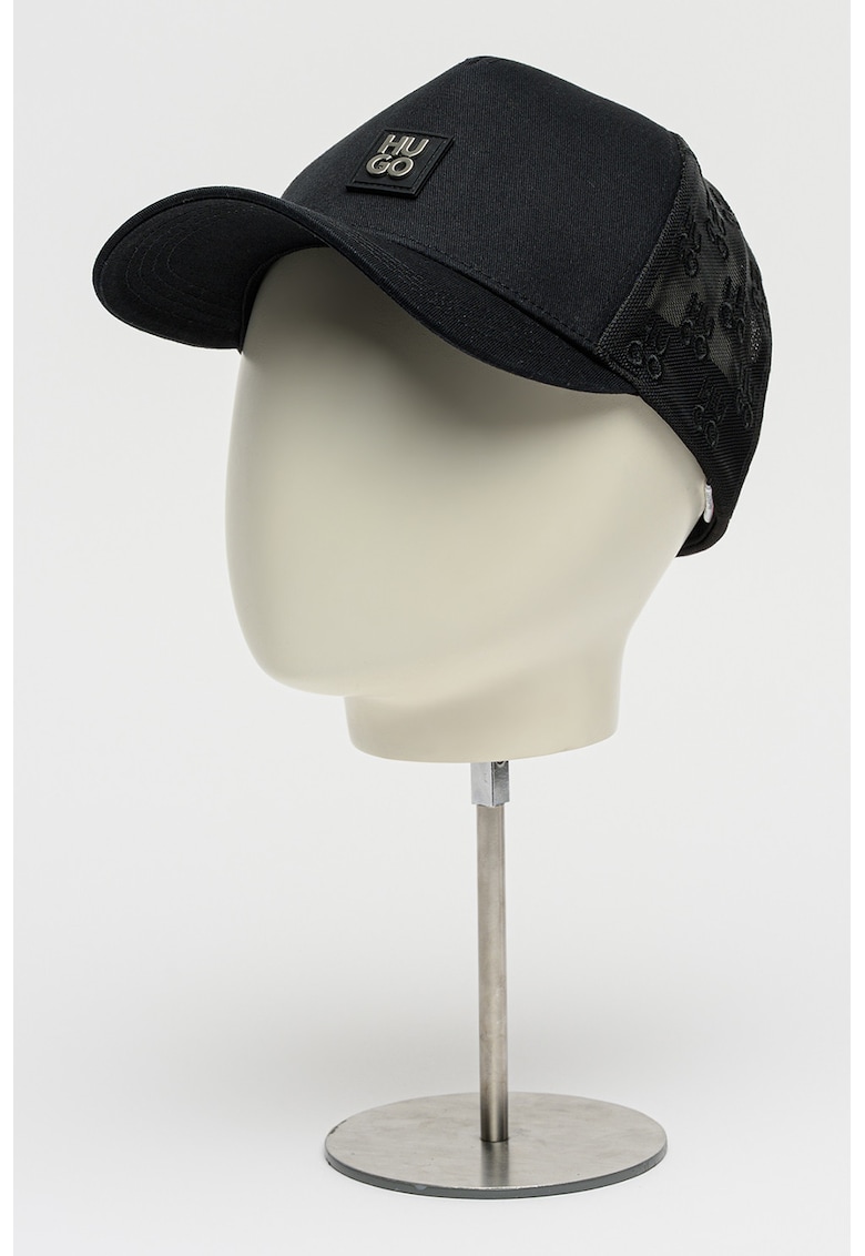 Sapca trucker cu logo brodat - Negru
