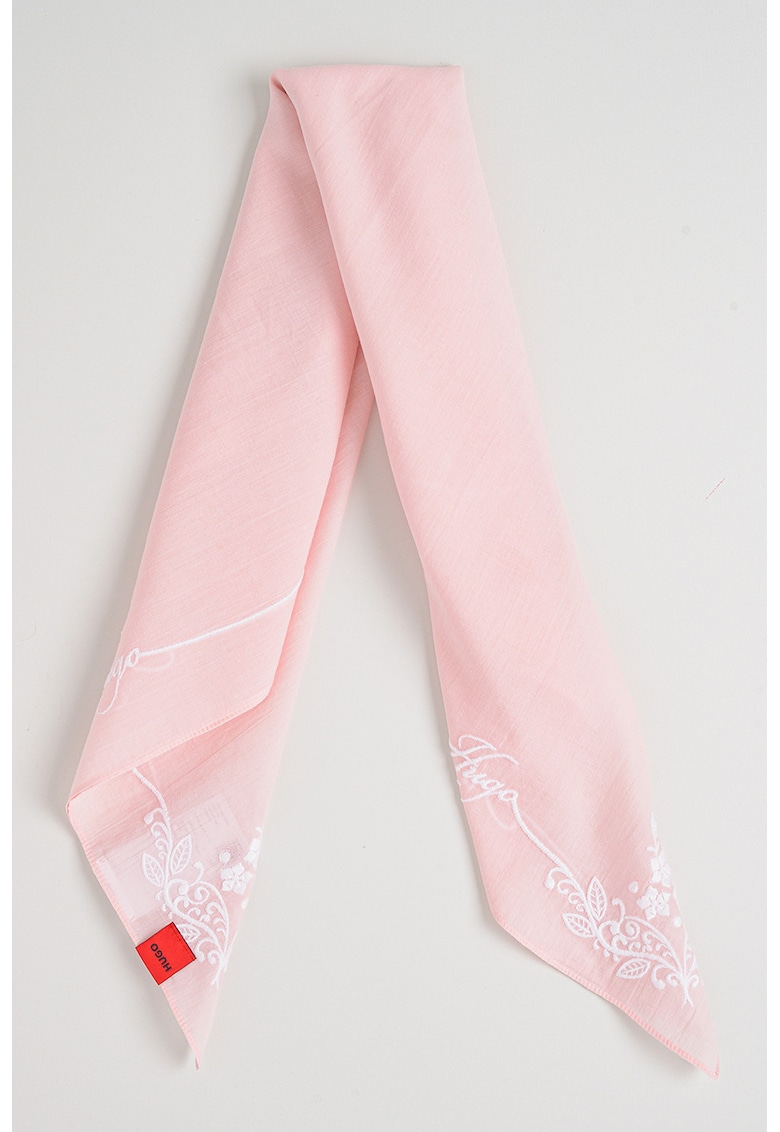 Esarfa din bumbac - Roz pastel