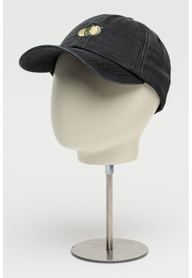 Sapca baseball cu lamai brodate - Negru