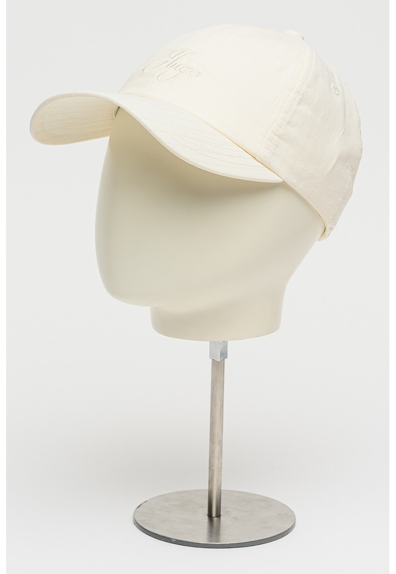 Sapca cu broderie logo - Alb fildes