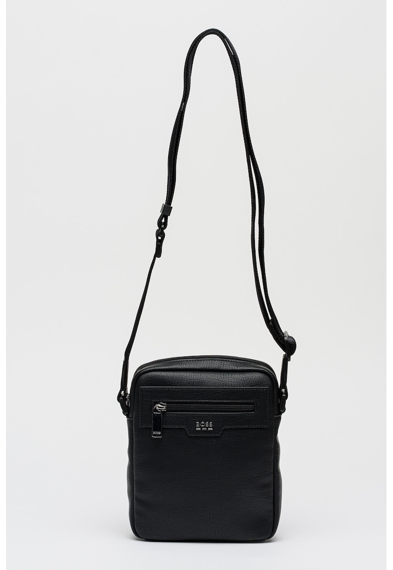 Geanta crossbody din piele ecologica Lewys - Negru