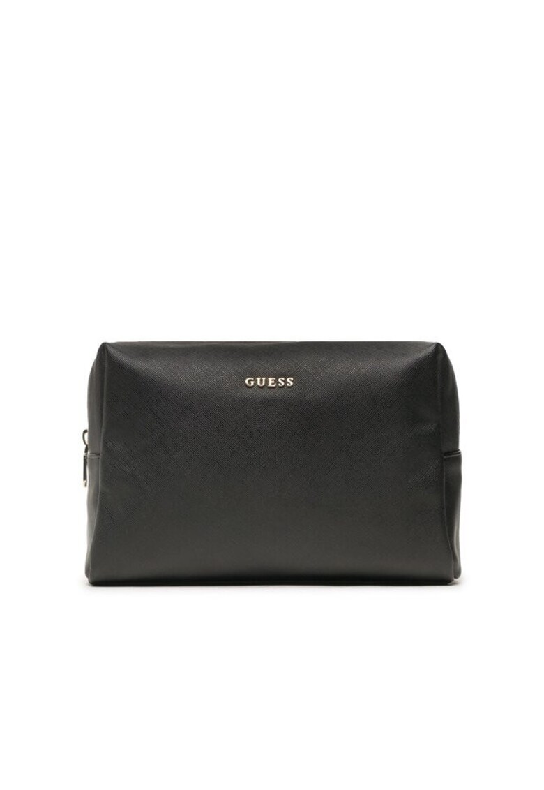 Geanta dama piele ecologica saffiano - negru - one size