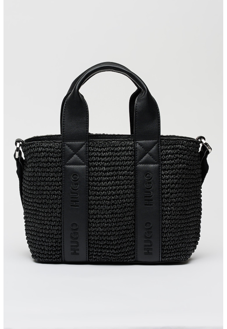 Geanta tote mica cu logo Beck - Negru
