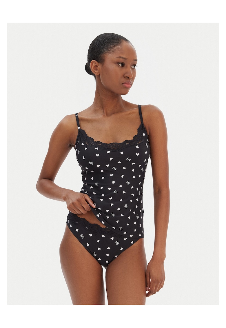 Set de pijamale dama negru-alb