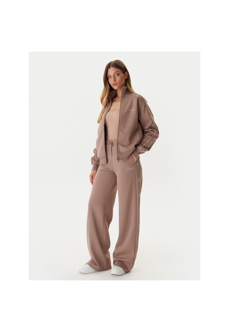 Pantaloni sport dama culoare bej - trening