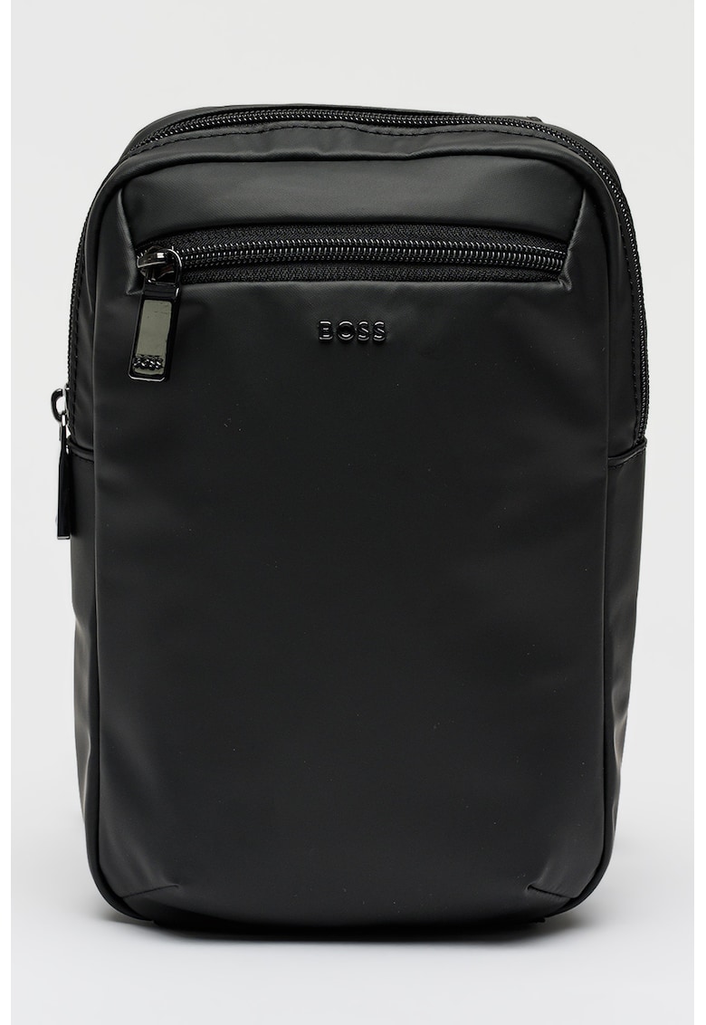 Geanta crossbody cu buzunar frontal Jace - Negru