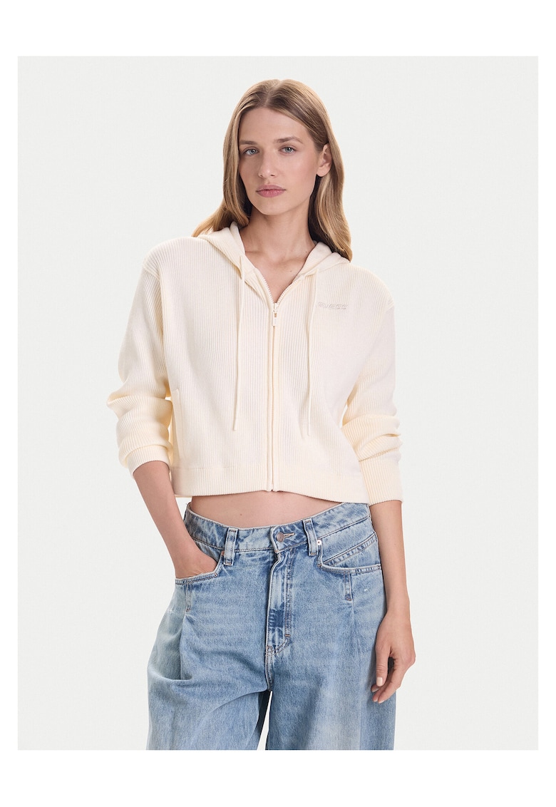 Cardigan dama bej - pulover casual