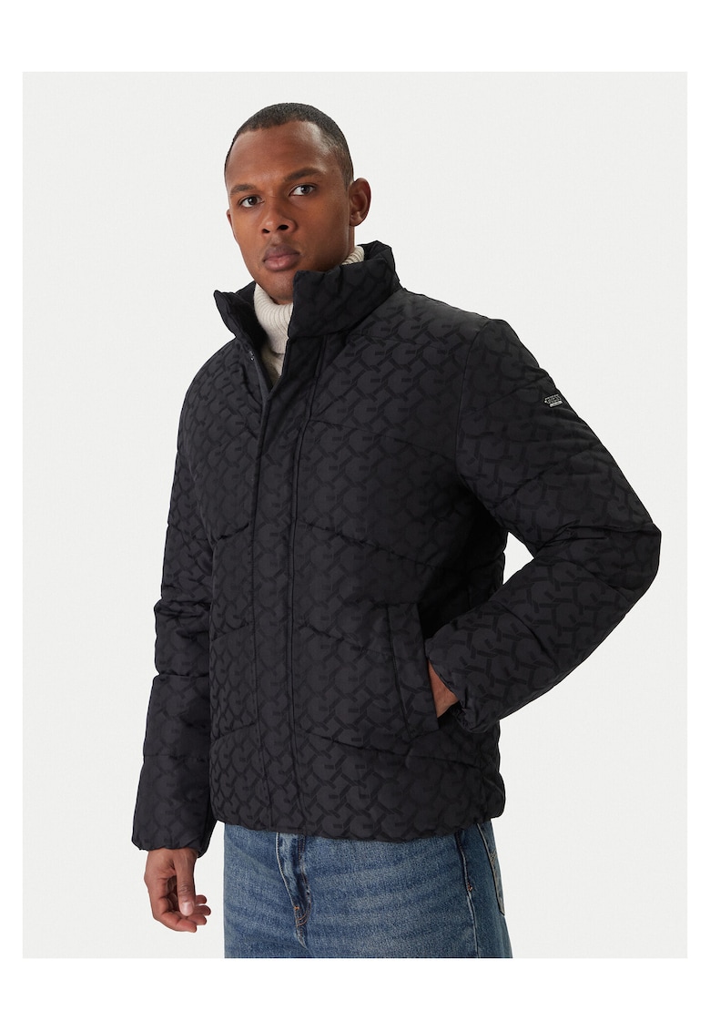 Geaca de iarna barbati negru - material rezistentdwqf - Negru