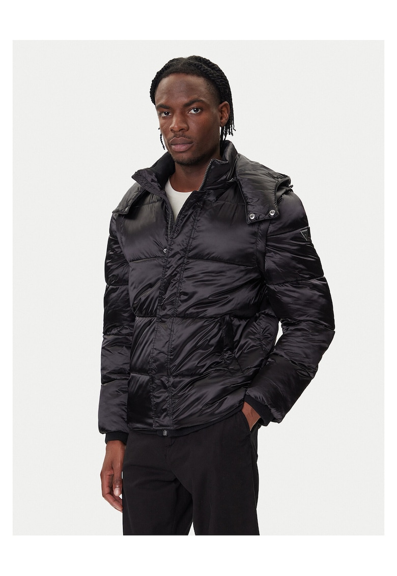 Guess Geaca de iarna barbati negru - 2in1