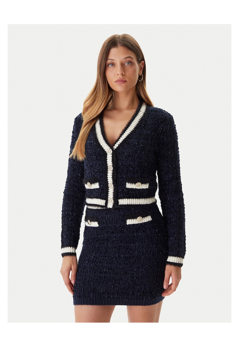 Cardigan dama bleumarin -
