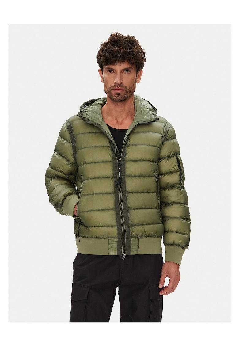 Geaca Puf verde - barbati - fabricata din material usor