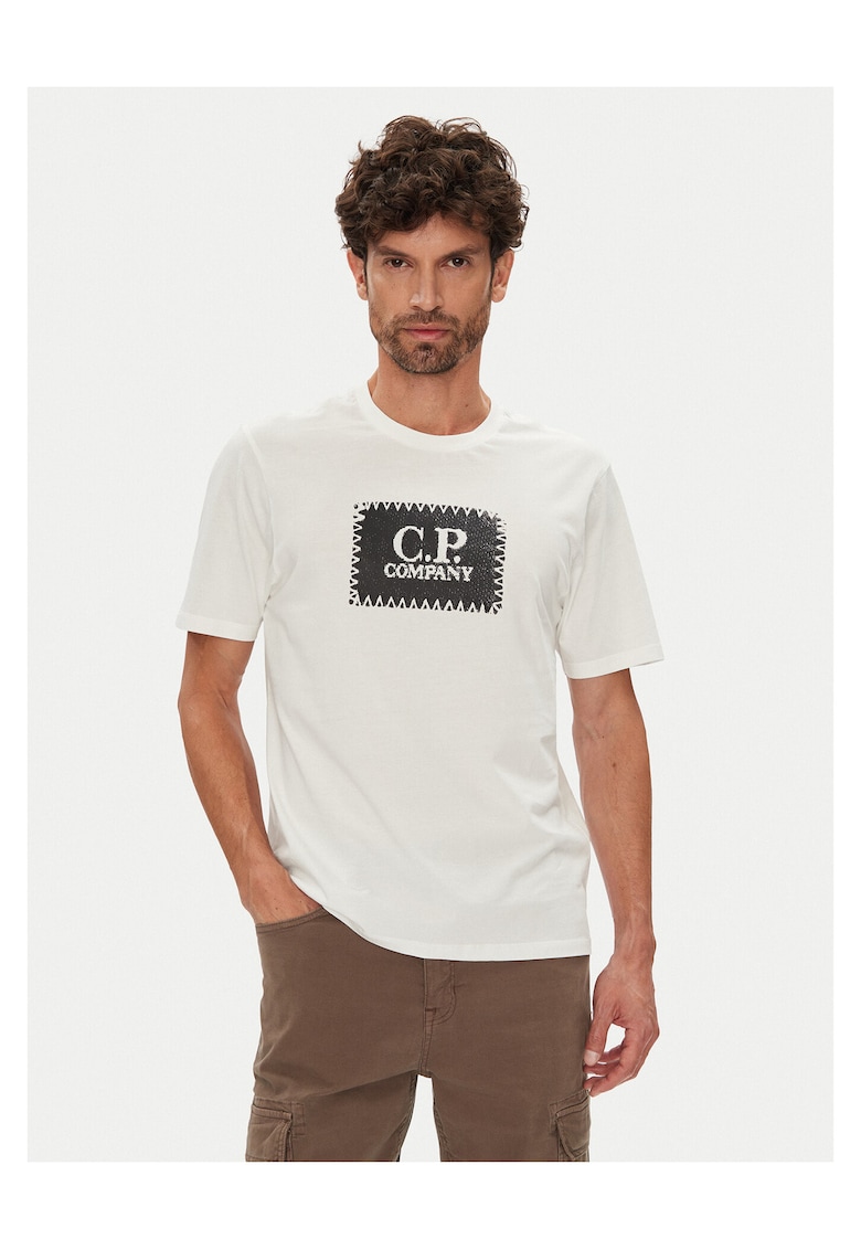 Tricou barbati ecru - 100% bumbac