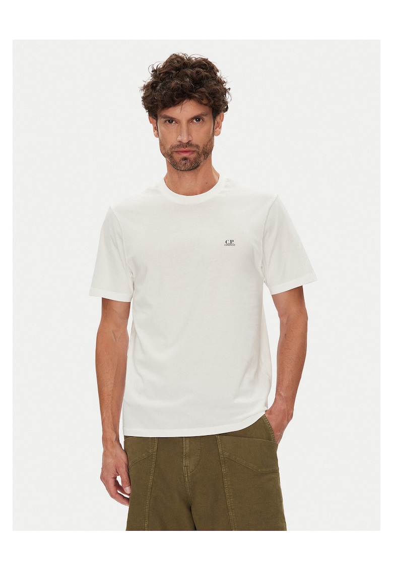Tricou barbati ecru - bumbac