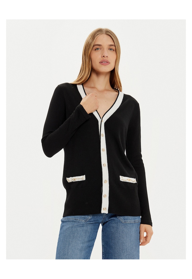 Cardigan dama - negru - pulover elegant
