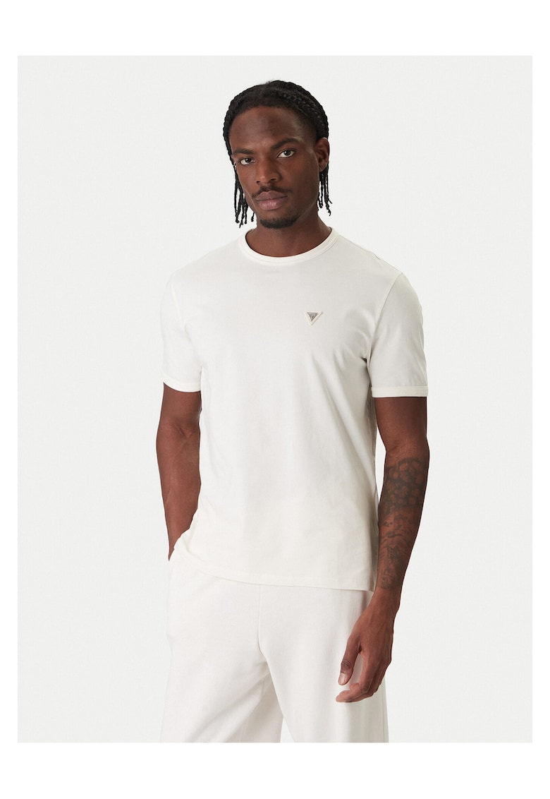 Tricou barbati ecru - din bumbac