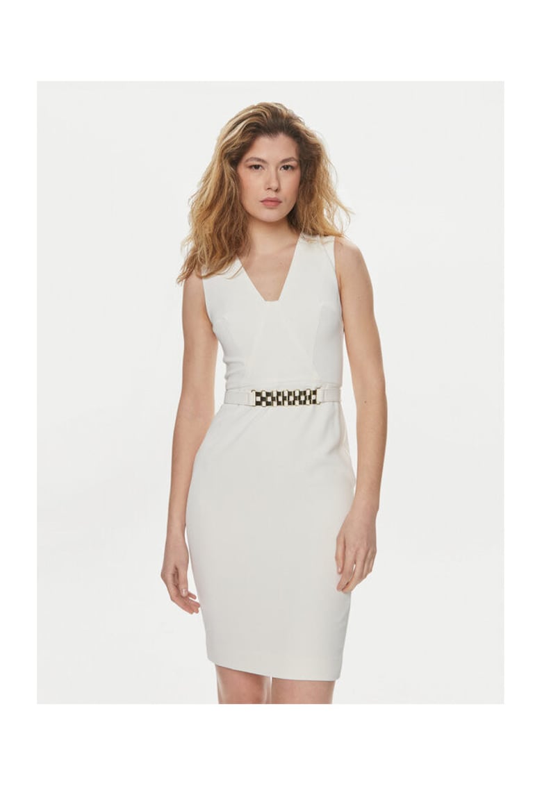 Rochie cocktail - ecru