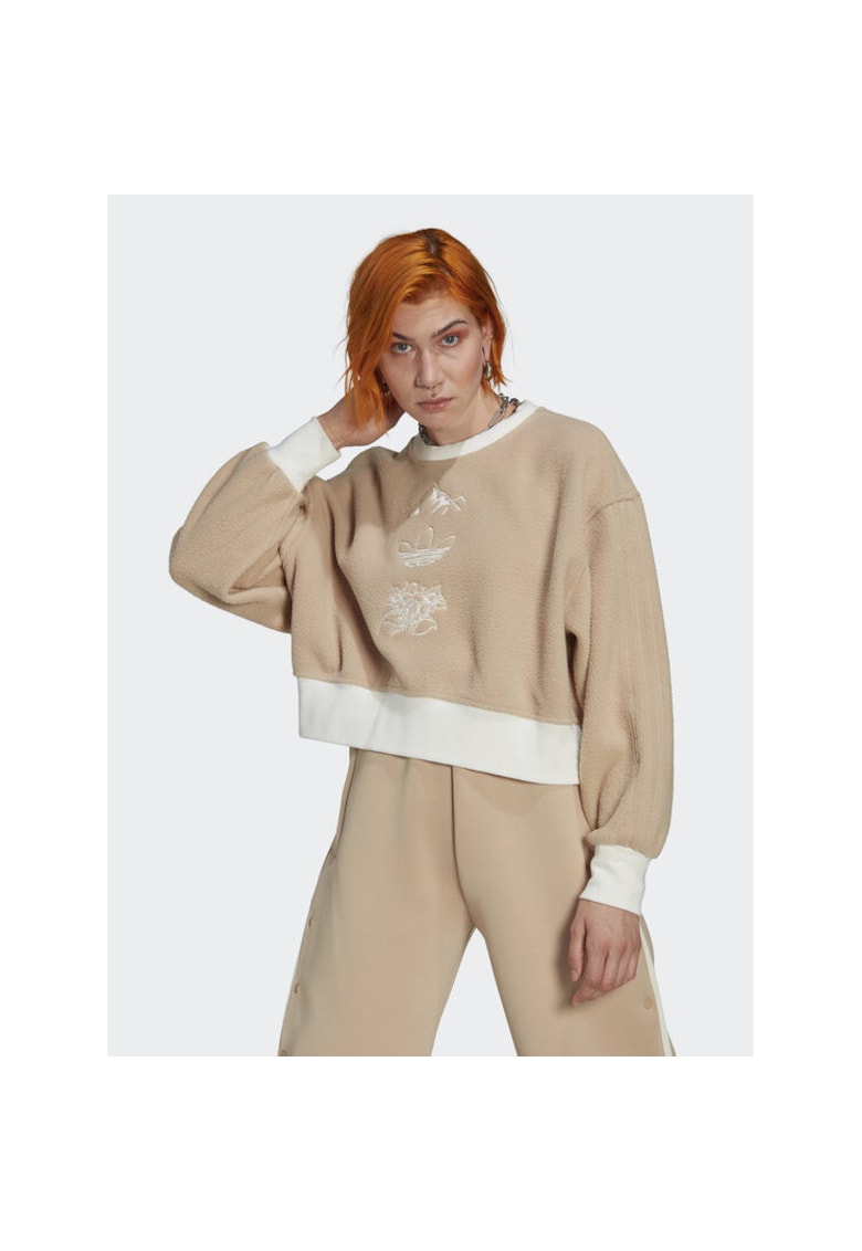Hanorac sport dama bej -