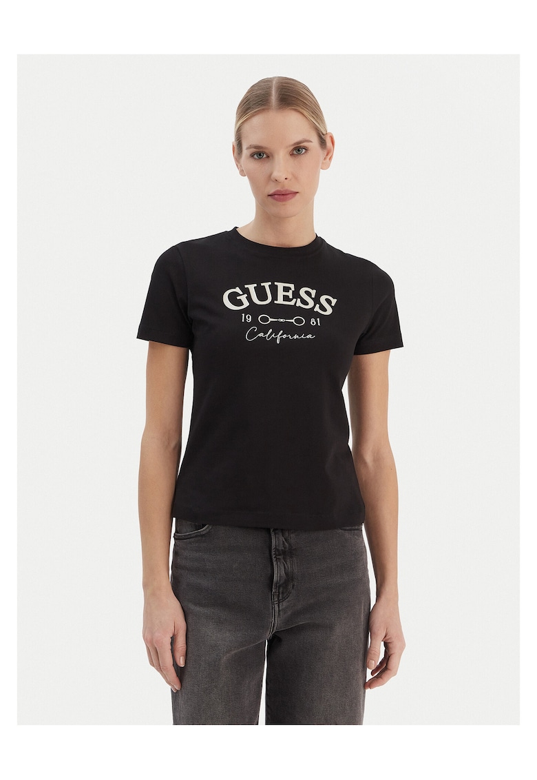 Guess Tricou - Negru